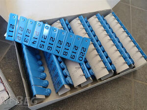 1000 St&uuml;ck Kunststoff-Ohrmarken Hauptner: