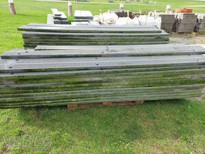 Recycling-Kunststoff Stegbohlen: