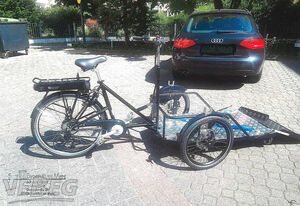 Elektrisches Lastenfahrrad Nihola Flex
