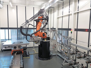 Robotergest&uuml;tzte Tapelegeanlage Compositence, bestehend aus: